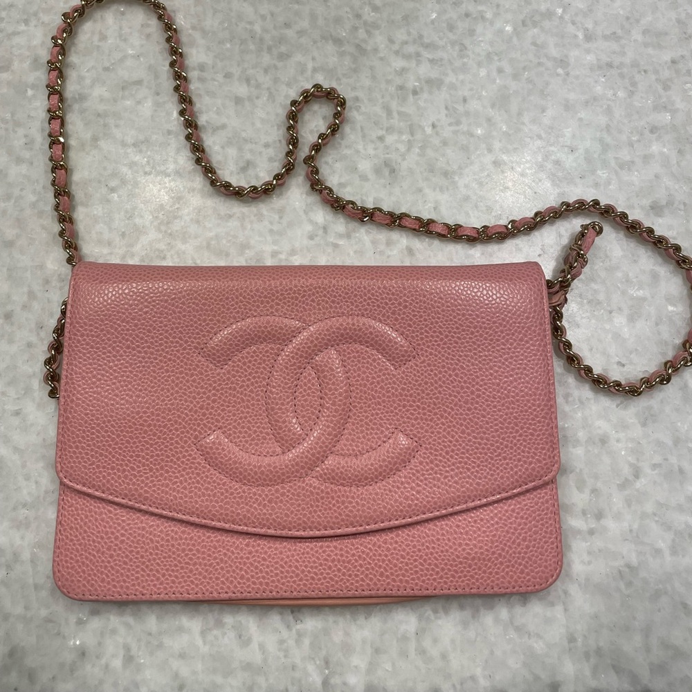 SOLD ON ANOTHER SITE! Gorgeous Pink Authentic Chanel WOC-Taking Resonable Offers